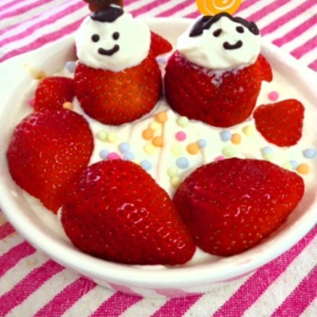 ひな祭り いちごの簡単ケーキ レシピ 作り方 By Yummy ｙ 楽天レシピ